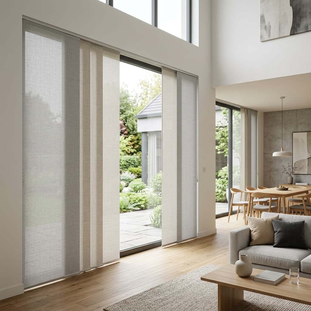 Motorised blinds in a Dalkeith riverside estate